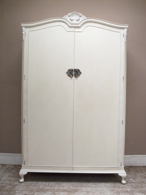 vintage double painted wardrobe